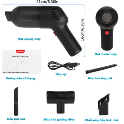 Máy hút bụi cầm tay làm sạch lông thú cưng