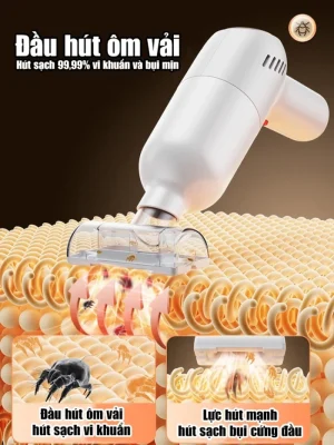 Máy hút bụi cầm tay làm sạch lông thú cưng