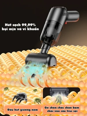 Máy hút bụi cầm tay hút bụi mịn
