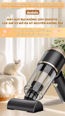 Máy hút bụi cầm tay làm sạch lông thú cưng